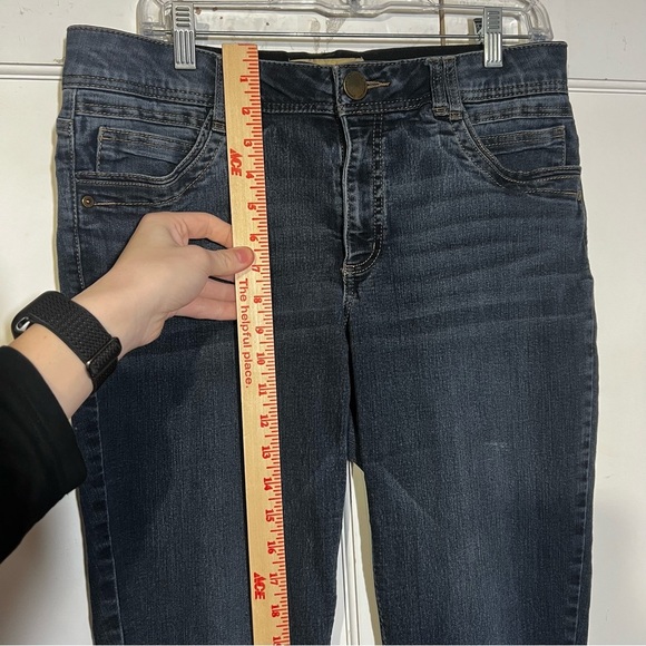 Democracy AB Technology Jeans High Rise Size 12 Dark Wash Slim Leg - Picture 4 of 8
